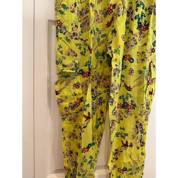 New- Boho Indie Resort Floral Print Jogger Pants – Size Medium - Picture 4 of 7